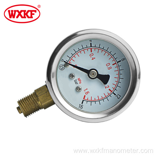 vibration resistan Oil filled Shockproof pressure gauges